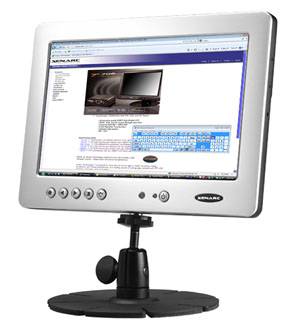 Xenarc 1026TSA 10.2 LCD Monitor w/ VGA / DVI input 2 Video / 3 audio input, 5-Wire Resistive Touch-Screen