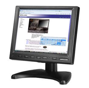 Xenarc 805TSV 8 LCD Monitor w/ one VGA input, 3 Video inputs, 1 audio input, 4-Wire Resistive Touch-Screen
