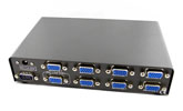 Xenarc SVR-8 8 Way VGA Splitter, 11~24Volts and supports up to 1600 x 1280 resolution