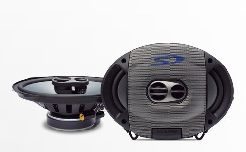 Alpine SPS-609 260 Watt 2 Way 6x9 Inch Coaxial Speakers
