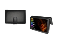 ARCHOS 501249 Archos 5 Black Leather Case with H Stand for Easy Viewing of your Videos, Pictures