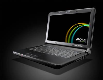 ARCHOS NETBOOK 10 3 Cell 10.2 Inch 1024 x 600 WXGA NETBOOK, with 1.6GHz Intel ATOM Processor, 1GB DDR2,  160GB HD, and 1.3 MP Webcam (3 Cell)  501254