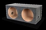 Atrend 12DQS Dual 12 Inch Small Sealed Subwoofer Box .88 Cu Ft Per Sub