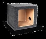 Atrend 15KS Single 15 Inch Sealed Subwoofer Box Square Cutout 2.5 Cu Ft Kicker