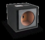 Atrend 15SVR-BLACK Single 15 Inch Vented Carbon Colors Subwoofer Box