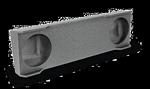Atrend A164-10 Dual 10 Inch 03-07 GM Light Duty Crew Cab Subwoofer Box Bedliner Finish