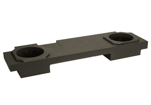 Atrend A192-10 Dual 10 Inch Up Fire 02+ GM AVALANCHE / ESCALADE Subwoofer Box Bedliner Finish