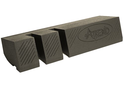 Atrend A352-10 Dual 10 Inch Down Fire 00-03 FORD F150 SUPER CREW CAB Subwoofer Box Bedliner Finish