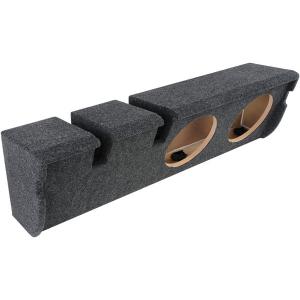 Atrend A352-10CP Dual 10 Inch Down Fire 00-03 FORD F150 SUPER CREW CAB Subwoofer Box Carpeted