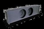 Atrend A362-12 Dual 12 Inch Up Fire 09+ Ford F150 Crew Cab Subwoofer Box Bedliner Finish