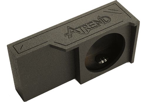 Atrend A371-10 Single 10 Inch Down Fire 04+ FORD F150 Ext CAB Subwoofer Box Bedliner Finish