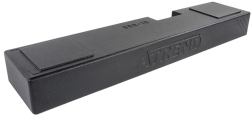 Atrend A382-10 Dual 10 Inch Downfire 01-11 Ford F250/350 Ext Cab Subwoofer Box Bedliner Finish