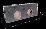 Atrend A392-10CP Dual 10 Inch Front Fire 99+ Ford F250/F350 Crew Cab Subwoofer Box Carpeted