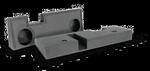 Atrend A393-10 DUAL 10 Inch Front Fire 04-11 FORD F250/F350/F450 CREW CAB Subwoofer Box Bedliner Finish