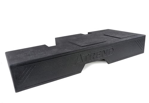 Atrend A602-10 Dual 10 Inch Sealed Down-Fire 2007 & Up Toyota Tundra Crew Cab Subwoofer Box Bedliner Finish