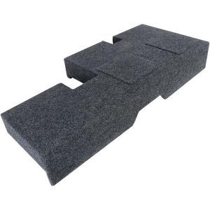 Atrend A602-10CP Dual 10 Inch Down Fire 07+ Toyota Tundra Double Cab Subwoofer Box Carpeted