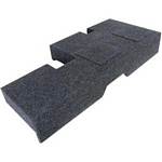 Atrend A602-12CP Dual 12 Inch Down Fire 07+ Toyota Tundra Double Cab Subwoofer Box Carpeted