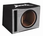 Atrend BI-12SV Single 12 Inch Black Ice Vented Custom Subwoofer Box 1 Inch MDF