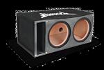 Atrend BP-12DV Dual 12 Inch Vented BLACK PEARL Slammer SPL Subwoofer Box 1 Inch MDF