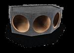 Atrend E12TP Triple 12 Inch Crown Style Sealed Compact Subwoofer Box 1.25 Cu Ft Per Sub