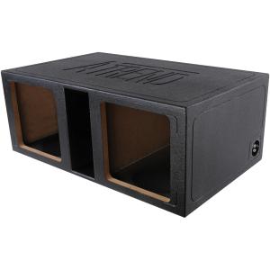 Atrend SPL-10DVK Dual 10 Inch SPL Vented Subwoofer Box Bed / Rhino Liner Finish