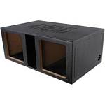 Atrend SPL-10DVK Dual 10 Inch SPL Vented Subwoofer Box Bed / Rhino Liner Finish