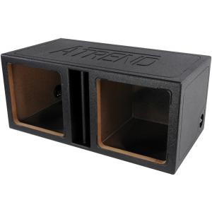 Atrend TL-12DVK Dual 12 Inch Slammer Vented Divided L5/L7 Subwoofer Box Bed / Rhino Liner Finish