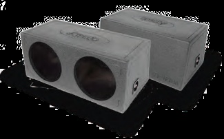 Atrend TL-15DM Dual 15 Inch Medium Sealed Subwoofer Box Bed / Rhino Liner Finish