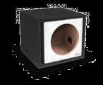 Atrend ZV12S-SILVER Single 12 Inch Vented Kandy Silver Subwoofer Box