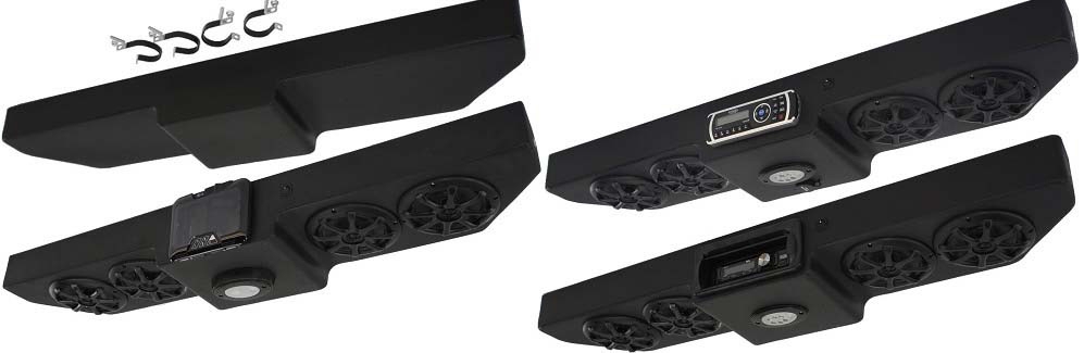 Atrend FrogHead 09PR500F 2009 - 2014 Polaris Ranger Midsize Drop Down For Din Radio and 2 - 4 Speakers