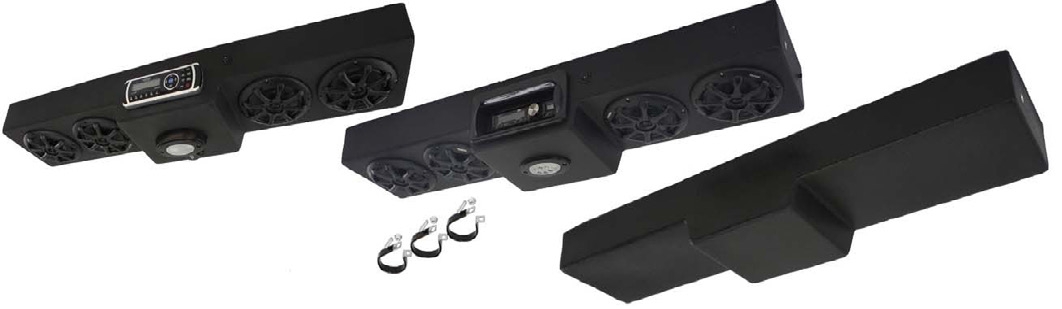 Atrend FrogHead CACF CanAm Commander / Maverick Drop Down Console For Din Radio and 2 - 4 Speakers