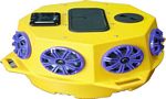 Atrend FrogHead FS1B Large Blue Floating POD for Media Locker and 8 Speakers