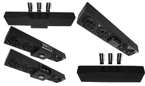Atrend FrogHead HBRF2 Honda Big Red Front Roof Console for Media Locker and 2 - 4 Speakers