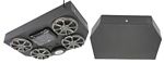 Atrend FrogHead Raz4F Polaris RZR 800 / 900 4 Seat Front Console for Media Locker and 2 - 4 Speakers