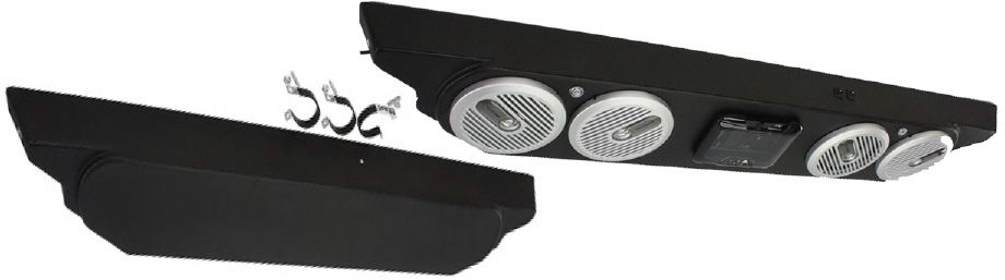 Atrend FrogHead Teryx4F2 Kawasaki Teryx 4 Seat Front / 2014 Teryx 2 Drop Down Console for Media Locker and 2 - 4 Speakers
