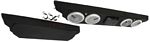 Atrend FrogHead Teryx4F Kawasaki Teryx 4 Seat Front & 2014 Teryx 2 Drop Down Console For Din Radio and 2 - 4 Speakers