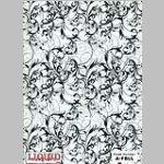 Atrend Liquid Ink A-FBLL Floral Black Leaf Custom Hydro Graphics