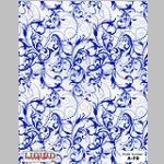 Atrend Liquid Ink A-FB Floral Blue Custom Hydro Graphics