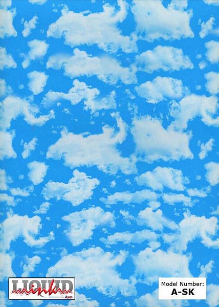 Atrend Liquid Ink A-SK Sky Custom Hydro Graphics