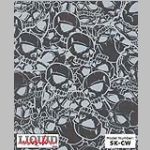 Atrend Liquid Ink SK-CW Crushed White Skulls Custom Hydro Graphics