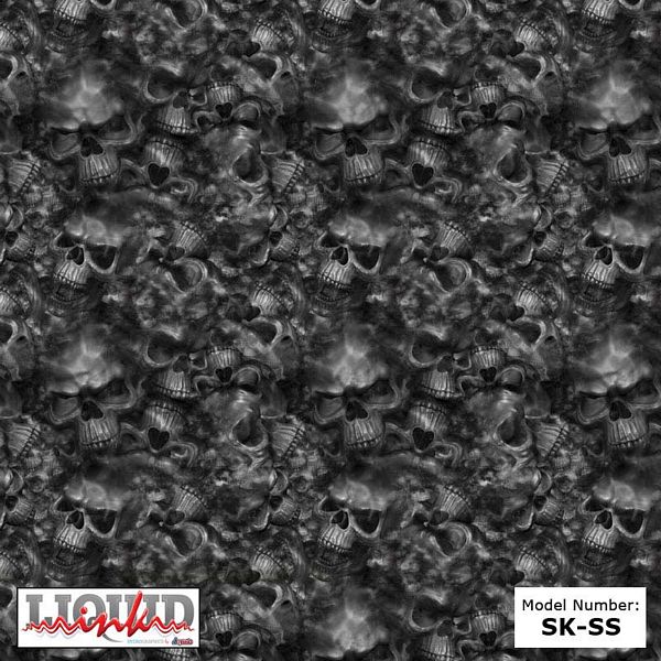 Atrend Liquid Ink SK-SS Smashed Skulls Custom Hydro Graphics