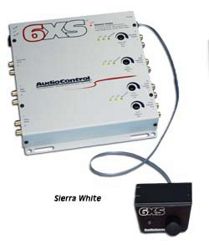 Audio Control 6XS 6 Channel 24dB/Octave, 2 Way Electronic Crossover with High Volt Outputs