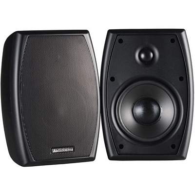 AudioSource LS52B 5.25 Inch 2-Way Indoor/Outdoor Speakers - Black 