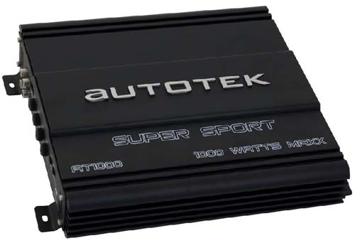 AutoTek AT1000 Super Sport AT 2 Channel 250 Watts at 4 Ohms Amplifier