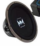 AutoTek M12D4 Mean Machine 12 Inch 500 RMS Dual 4 Ohm Subwoofer