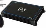 AutoTek M1000.4 Mean Machine 4 x 125 Watt 4 Channel Full Range Amplifier with 2 Way Crossover 1000W MAXX