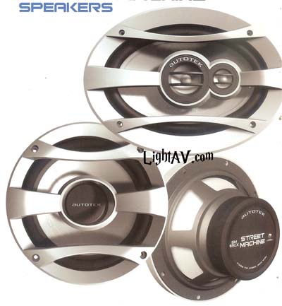 Autotek SM6.5C Street Machine 6.5 Inch 2 Way Component Set