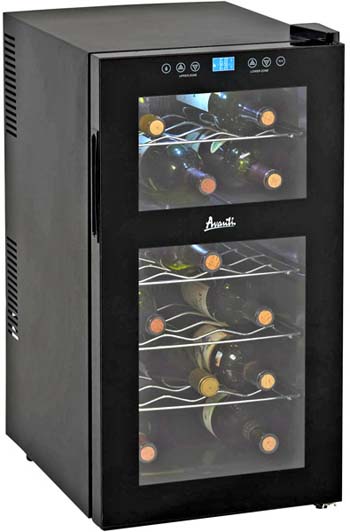 Avanti EWC18DZ 18-Bottle Dual Zone Wine Cooler