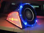 Bassforms SAATIMARYAM 12 Inch Neon Lit Custom Fiberglass Subwoofer Box