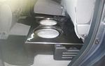 Bassforms BF210TUNDRA 2008 Toyota Tundra Double Cab 2 - 10 Inch Custom Fiberglass Subwoofer Box Up Firing
